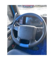 DİKİŞLİ DİREKSİYON KILIFI SİYAH/MAVİ DERİ SİYAH DİKİŞLİ VOLVO TIR KAMYON İÇin