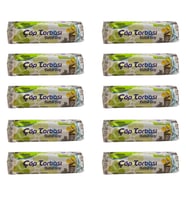 Canhome Mavi Büyük Boy Battal 75x90 Cm. 30 Litre Çöp Torbası Poşeti - 10 Adetlik 10 Rulo