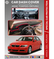 Bmw E90 (2006-2010) Torpido Örtüsü Ön Göğüs Koruma Torpido Koruma Araca Özel Kaymaz Kolay Montaj