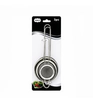 3PCS SET MİNİ= 5-7-8CM TEL SÜZGEÇ METAL ÇERÇECE METAL SAP=8.5-10.5-10.5CM (5680)