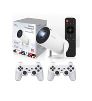 Yüksek Kaliteli 2’li Oyun ve Projeksiyon Cihazı, 3D, YouTube, Netflix, Kablosuz