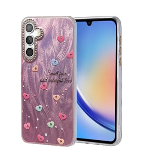 Newface Samsung Galaxy A34 5G Kılıf Blade Aynalı Desenli Kapak - Desen 8