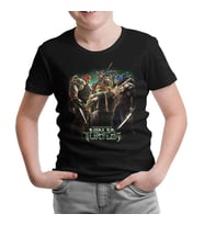 Ninja Turtles Siyah Çocuk Tshirt