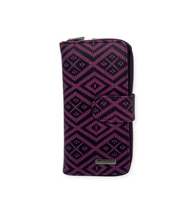 Ollbag OL-1064L Büyük Boy Kadın Cüzdan (Mor-Sıyah)