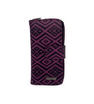 Ollbag OL-1064L Büyük Boy Kadın Cüzdan (Mor-Sıyah)