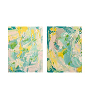 2'Lİ ABSTRACT AKRİLİK MODERN TABLO