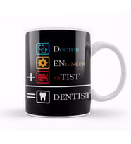 Doctor Engineer Artist Dentist 01 Kupa Bardak Porselen