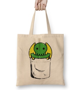 Cute Cthulhu Bez Çanta Uzun Saplı