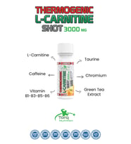 Thermogenic L-carnitine Shot 3000 Mg. Portakal (Çok Renkli)