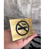 Masaüstü Sigara İçilmez Uyarı Levhası