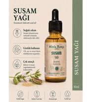 Susam Yağı, %100 Doğal ve saf, 30ml