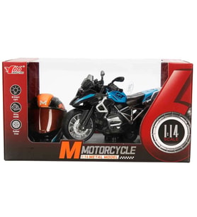 5834 Sun-Myg-Motosi̇klet 1 14 Bmw Off-Road Kaskli Fi̇gür Pb 3R Ses Işik