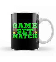 Cute Game Set Match Tennis Players Kupa Bardak Porselen