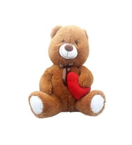 Peluş Kalpli Ayı 80 Cm  (Çok Renkli)