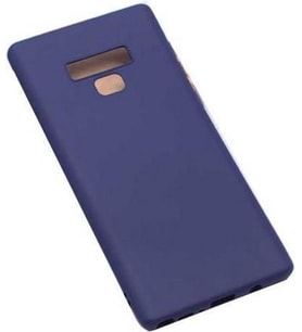 Jopus Galaxy Note 9 ile Uyumlu Soft Oil  Silikon Kılıf Lacivert