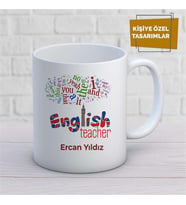 Kişiye Özel İsim Yazılabilir English Teacher Kupa Bardak