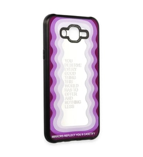 Samsung Galaxy J7 Kılıf Mirror Desenli Kapak - Mirror - 5