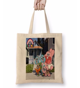 Gumball Bez Çanta Uzun Saplı