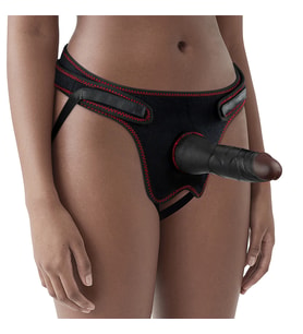 Easy Strap On Belden Bağlamalı Yumuşak Dokuya Sahip 19 cm Belden Bağlamalı Penis