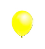 Metalik  Balon 12 İnç Baskısız (100 Adet)  Sarı