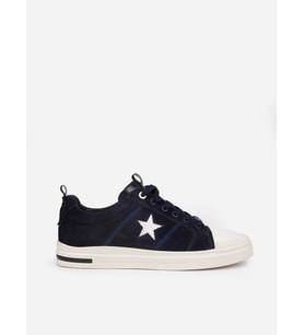 Pierre Cardin 10207 Hakiki Deri Yıldızlı Erkek Günlük Sneaker Ayakkabı (Lacivert)