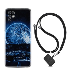 INFINIX Note 11 Pro Note 10 Hot 9 Play Kılıf Boyun Askılı Silikon Mavi Gece 1605