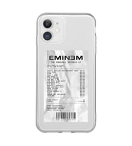 Iphone 11 Uyumlu Eminem Tasarımlı Şeffaf Telefon Kılıfı