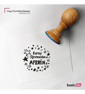 Öğretmen Mührü Kişiye Özel Kitap Damgası Kitap Mührü Kaşe Kitap Mühür Özel Damga 387