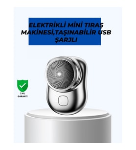 Mey İthalat® Mikro titreşim motorlu, düşük sesli, USB girişli tıraş makinesi