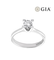 0.40 Karat D vs2 GIA Sertifikalı Pırlanta Tektaş Yüzük