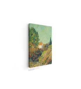 Dikey Kanvas Tablo Salon Duvar Tablosu Vangogh 137 Yeni Ev Hediyesi Ofis Tablosu
