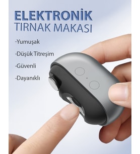 Lexroo Elektrikli Tırnak Kesme Makinesi Şarjlı M7 Otomatik Tırnak Makası