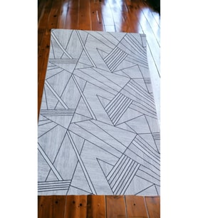 ElifÇe Home 200 x 500 cm GRİ - Kaymaz Tabanlı, Dekoratif ve Yıkanabilir