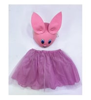 Çocuk Gösteri Kostümü Pembe Tavşan (Karışık)