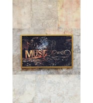 Music Is Life Özel Tasarım MetaFrame Tablo