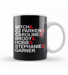 Baywatch Original Character Names Mitch CJ Kupa Bardak Porselen