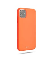 iPhone 11 Orijinal Roar Şoklara Dayanıklı Pürüzsüz Silikon Kılıf (Turuncu)