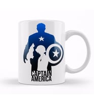 The Avengers Captain America Kupa Bardak Porselen