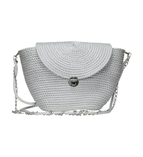 e38 EL İŞÇİLİĞİ HASIR JÜT KOL ÇANTASI 34*25 cm - 6139 (Karışık)