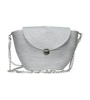 e38 EL İŞÇİLİĞİ HASIR JÜT KOL ÇANTASI 34*25 cm - 6139 (Karışık)