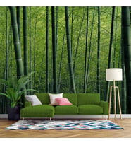 Bambu Ormanı Manzaralı Duvar Kağıdı