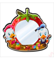 Donald Duck Aynalı Duvar Stickerı, 33cm x 30cm (STD)