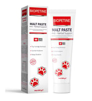 Biopetine Kedi Tüy Yumağı Önleyici ve Tüy Sağlığı Multivitamin Malt Paste Macunu 100gr. (Yetişkin ve Yavrular)