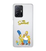 Xiaomi Mi 11T - 11T Pro Uyumlu Simpsonlar Tasarımlı Şeffaf Telefon Kılıfı