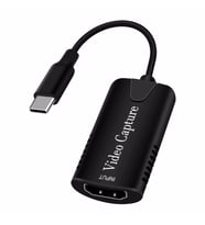 Microsonic Video Capture Kablo, Type-C Hdmi Adaptör Çevirici Siyah