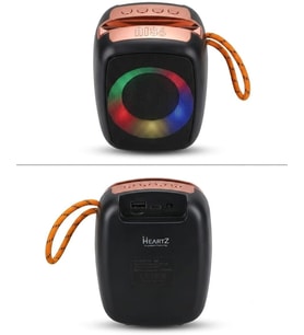 Bluetooth Hoparlör 8W RGB LED USB Hafıza Kartı Destekli (ÜST KISMI ROSE)