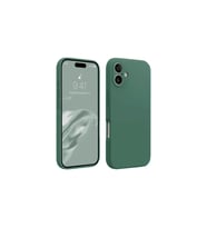 Apple iPhone 16 Kılıf First Silikon - Koyu Yeşil