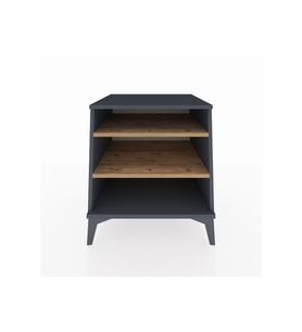 Kronos Komodin 2 Raflı 60x59x64 Antrasit-Çam