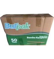 Burpak Tahta Ahşap Bambu Çay Kahve Karıştırıcı Çubuk Kaşık - 11 Cm. - 400 Adetlik 50 Paket - Koli