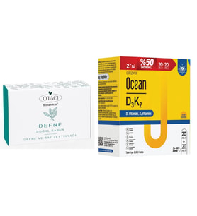 Otacı Defne Sabun +D3K2 2'Li Paket 20 ml Damla